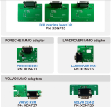 Solder-free adapter for mini prog and key tool plus,including bmw adapter,porsche immo adapter/landrover immo adapter/wolvo immo adapter/MB91F dashboard adapter