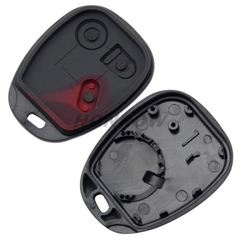 For Bu 2+1 button remote key blank With Battery Place