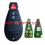 For Chrysler Aftermarket 3+1Button Keyless Go remote key 433mhz  PCF7945 chip IYZ-C01C FCCID:56046736AA