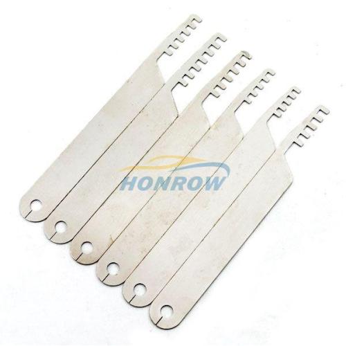 For 6 pieces lock pick set