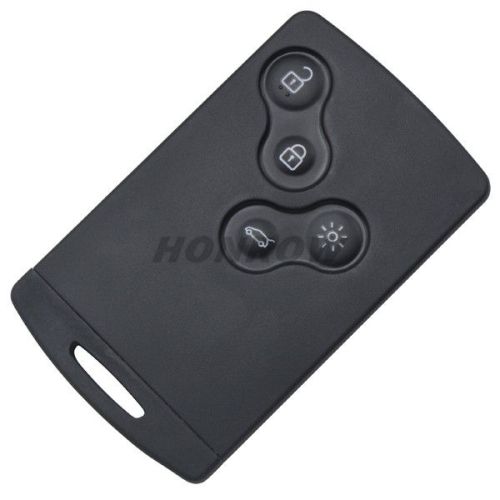 For Renault 4 button remote key blank