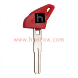 For Ducati motor  key blank blade with groove with red color