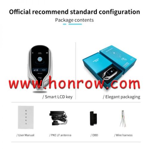 K911 PKE Keyless Entry System Smart LCD Key For Maserati Style For BMW For Lexus For Audi For VW Work with Mobile Phone