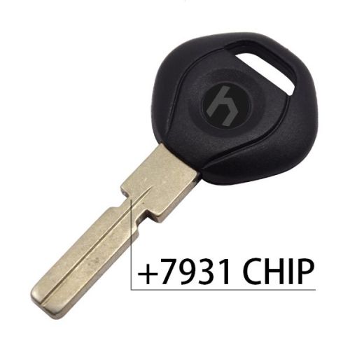 ForBM transponder key with 4 track blade 7931 chip