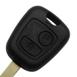 For Peu 2 button remote key blank with 307 key blade