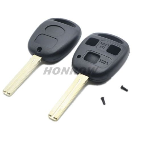 For Le 3 button remote key blank with TOY48 blade (short blade-37mm)