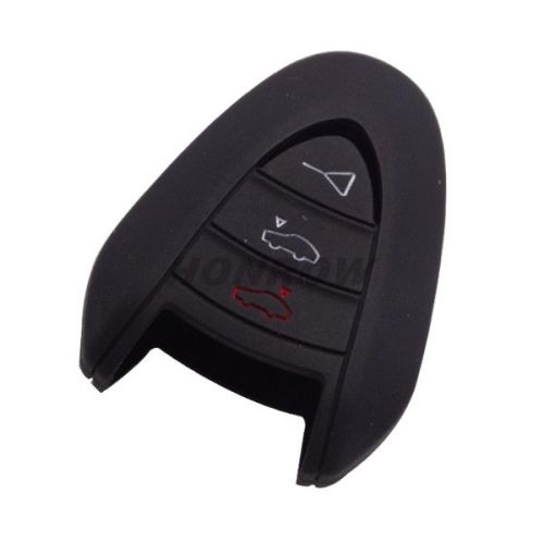 For Porsche 3 button silicon case black color (MOQ: 5PCS)