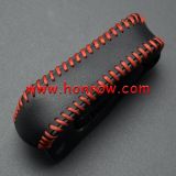For Opel 2 button key cowhide leather case
