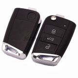 For V Golf7 3 button remote key shell