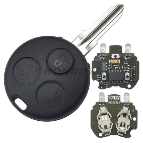 For Be 3 button remote key with ultrared rays (with two infrared ray hole in the key shell)