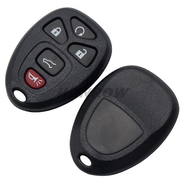 For G 4+1 button remote key blank With Battery Place