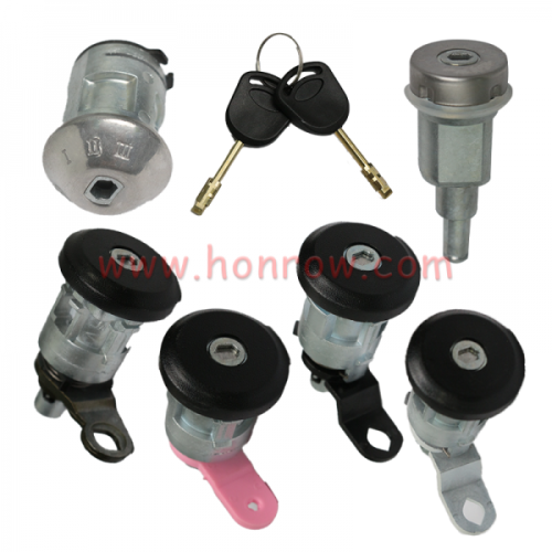 For Ford Transit 95VB B22050 FG full lock set ignition switch full barrel sliding side door lock