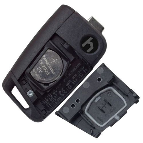 Original For VW golf MK7 3 Button remote control FCCID is 5G0959753BA with 433MHZ with ID48chip