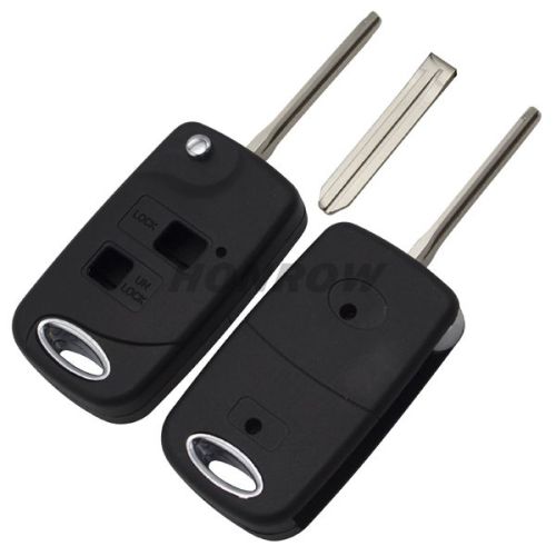 For To 2 button modified folding remote key blank with To43 blade