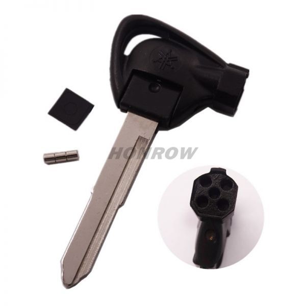 For Yamaha  motorcycle transponder key blank with  left blade