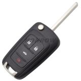 For Bu 3+1 button flip remote key blank