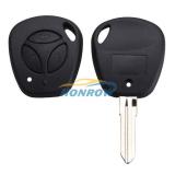 For Lada 3 button remote key blank with blade