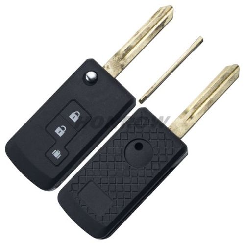 For Nis Elgrand 3 button modified flip remote key blank