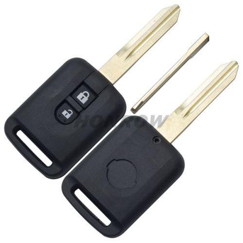 For Nis 2 button remote key shell （the plastic part is rectangle）