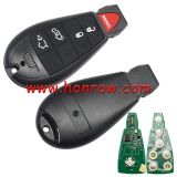 For Chry 4+1 button remote key with 433Mhz PCF7941 Chip FCCID:M3N5WY783X