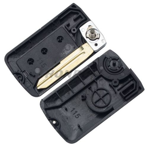 For Mit 2 button replacement flip remote key blank