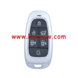 For Hyundai 6 button Smart Remote Key Shell