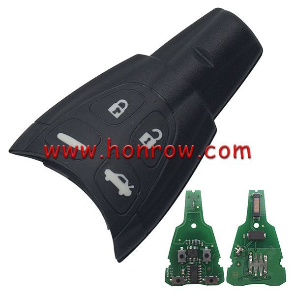 For SAAB 4 button remote key With PCF7946AT Chip and 433Mhz FCCID: LTQSAAM433TX Car model: CAN:3659-saam433n11042