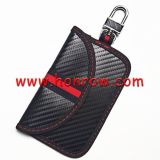 Car Key Cover Car Key Signal Blocker Faraday Bag Keyless Fob RFID Blocking Pouch Case  Size: 12.7*8cm