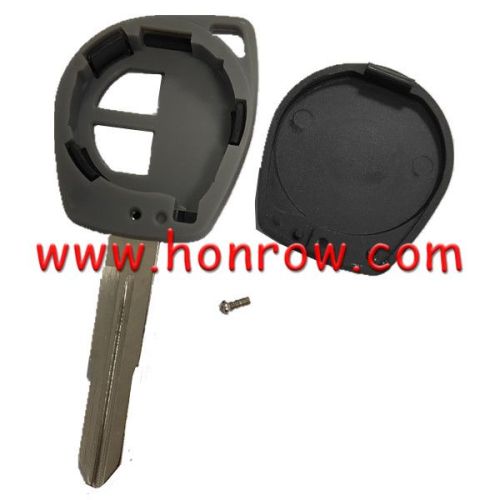 For Suz Swift 2 button remote key blank Without Logo