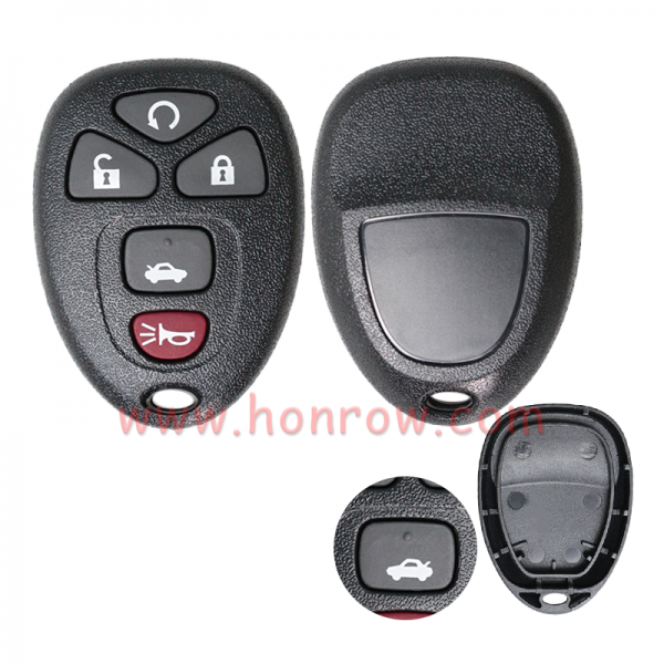 For cad 4+1 button remote key blank Without Battery Place