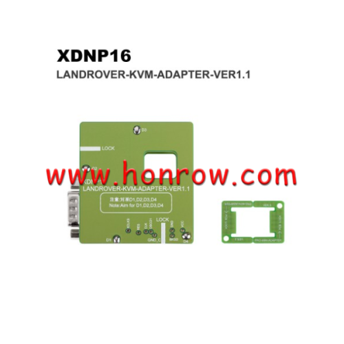 Xhorse XDNPP16 Adapters Solder-Free for Landrover KVM Set work with MINI Prog and Key Tool Plus