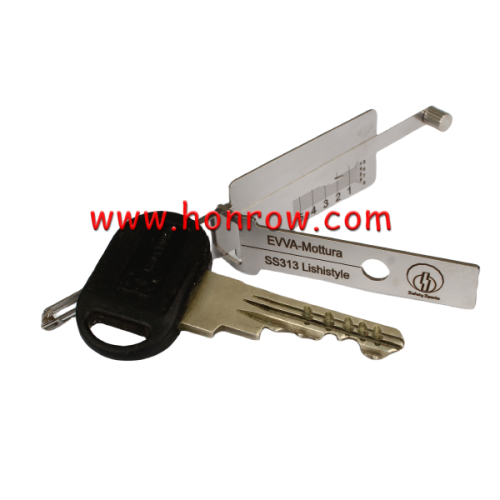 Lishi Tool  SS313 EVVA-Mottura 2 In 1  lock pick and decoder locksmith tool