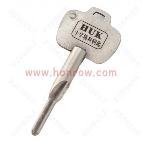 HUK Cross Key Cross-filled Key Locksmith Key for Lock Multifunction Pick Master Cross Key Stainless Still