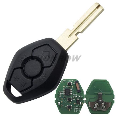 For BMW 5 Series CAS2 systerm 3 button remote key with 315mhz PCF7942chips