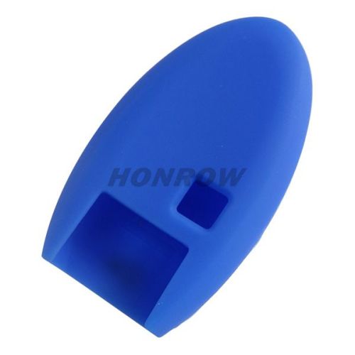 For Nissan 3 button Silicone case Blue color(MOQ:50pcs)