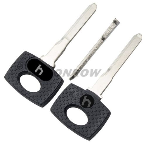 For Be key blank with 2 track blade (can't put chip inside)