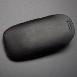 For Audi 3 button key cowhide leather case used for  A1 A3 A4 A5 A4L A5 A6L  Q3 Q5 Q7 A8 A8L RS5 with key ring. MOQ:5PCS 5pcs/Lot