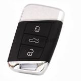 For V 3 Button remote key blank  with blade