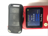 KYDZ For Porshe Cayenne 3 button flip remote  key with 46 PCF7947A HITAG2 chip 433Mhz