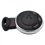 For BMW MINI 3 Button remote key blank ,the battery place on the back