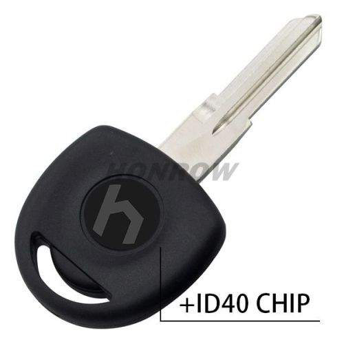 For Op transponder key with left blade（ID40 Chip)