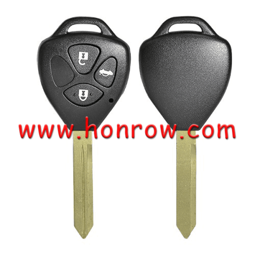 For high quality Toy 3 button remote key blank with toy47 blade enhanced version