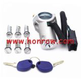 For Iveco Car Ignition Lock Barrel Type Ignition Switch Door Lock for Iveco DAILY 2006-2012 2996075 2996076