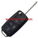For V 4 button flip remote  key blank