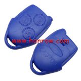Original Ford Transit blue  3 button remote  key with 433MHZ 4D63 Chip FCCID:6C1T 15K601 AG   (Original  PCB + Aftermarket shell)