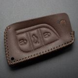 For Toyota 3 button key cowhide leather case for COROLLA, for Rezi, 13RAV4.