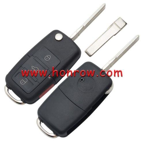 For V 3+1 button remote key blank with panic button