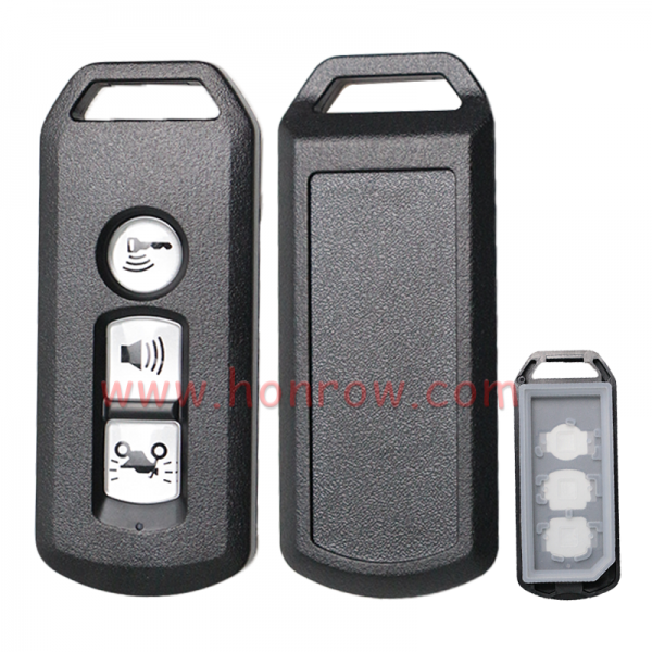 For Honda Motorcycle 3 Button Remote Key Shell