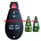 For Chrysler Aftermarket  4+1Button Keyless Go remote key 433mhz  PCF7945 chip IYZ-C01C FCCID: 05026453AI