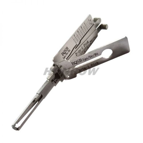 For Original Lishi BQSB Ign/Dr/Bt 2 in 1 decode and lockpick